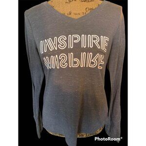 🌸3/$15🌸Gray Dry Trek Inspire Shirt Petite Medium Tek Gear